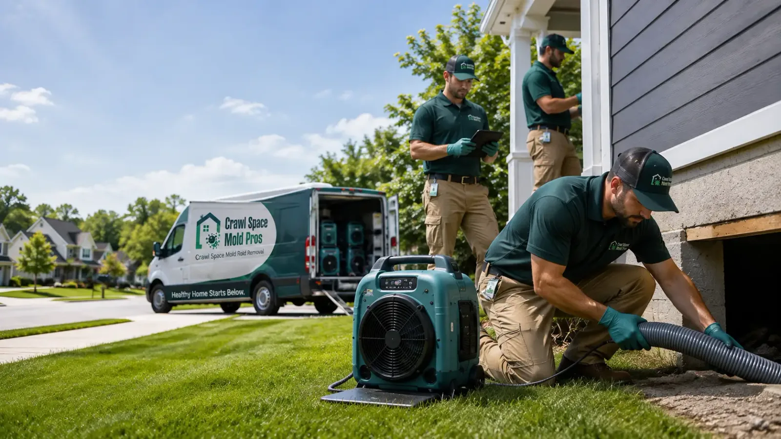 Crawl Space Mold Removal in Van Lear, KY